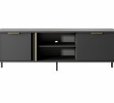 Тумба під ТВ Lars/Ларс RTV153 2D Антрацит Perfect Home Ширина 153 см