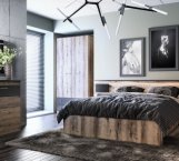 Спальня Jagger/Джаггер Mebelbos №1 з шафою 3D2S та тумбами