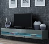 Тумба под ТВ Vigo / Виго RTV180 Серый мат/Серый глянец Cama Ширина 180 см