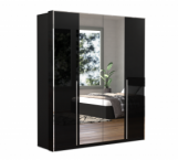 Шкаф 4дв Миромарк Энни 4 дверный черный 183 см