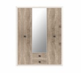 Шафа SZF3D2S ВМК Украіна Коен ІІ 3 дверна дуб корабельний 164 см