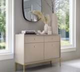 Комод Моно / Mono MKSZ104 Бежевый/золотые ножки