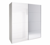 Шафа-купе із дзеркалом Міромарк Імперія 2 дверна білий 250 см
