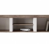 Полиця SFW Канді Білий альпійський / Дуб стірлінг / Білий матовий