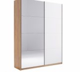 Шкаф-купе з зеркалом Миромарк Асти 2 дверный дуб крафт 200 см