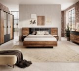 Спальня Milton/Мілтон Perfect Home №2 з шафою 4D2S та тумбами