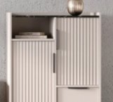 Комод KOM2D2S Фреско Кашемир / Темный мрамор