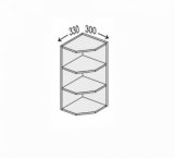 Секция верхняя 30ВЗК/720 Окончание Угловое Лео