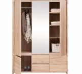 Шкаф SZF5D2S BRW Poland Kaspian 3 дверный дуб сонома 154 см