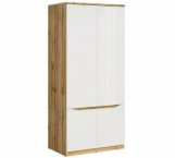 Шкаф SZF4D BRW Poland Nuis 2 дверный дуб вотан 90 см