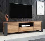 Тумба ТВ Wood/Вуд RTV180 Дуб вотан/Антрацит Cama Ширина 180 см