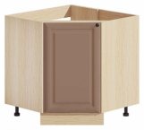 Тумба нижняя Н90х90.82.1Д. угол. Мойка Атланта глянец