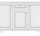 Комод 3D1S Вайт