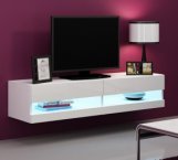 Тумба под ТВ Vigo / Виго RTV140 Белый мат/Белый глянец Cama Ширина 140 см