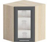 Шкаф верхний В60х60.72.1СК/В60х60.92.1СК. кут. Хай-тек цветная печать