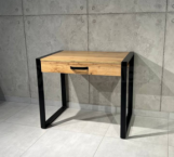 Стіл LOFT 1Ш Дуб Сонома / Чорний мат MebliRoMax