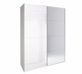 Шафа-купе із дзеркалом Міромарк Імперія 2 дверна білий 150 см