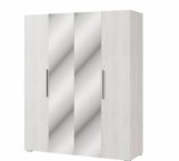 Шкаф 4Д Світ Меблів Ромбо 4 дверный монолит 180 см