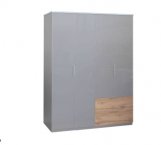 Шафа 4дв 2шх Міромарк Лінц 4 дверна сірий шифер 181 см