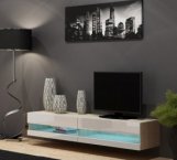 Тумба під ТВ Vigo/ Віго RTV180 Білий/Дуб Сонома Cama Ширина 180