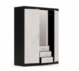 Шафа 3д + 3шх КС Терра 3 дверный антрацит 150 см