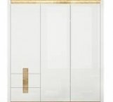 Шкаф SZF3D2S BRW Poland Alameda 3 дверный белый 180 см