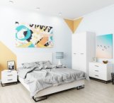 Кровать полутораспальная Art in Head Ascet / Аскет 120 см