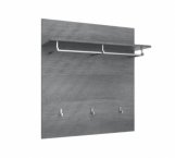 Вешалка Сокме Флорес Сосна фигурная / Белый глянец