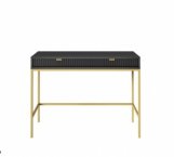 Стіл туалетний Чорний/Золоті ніжки T104 Nova