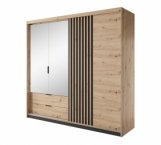 Шафа 4D2S/220 Perfect Home Tally 4 дверна дуб артизан 220 см