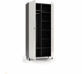 Шкаф 2д КС Глория 2 дверный антрацит 100 см