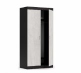 Шафа 2д КС Терра 2 дверный графит 100 см 