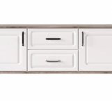 Тумба під RTV2D2S Канді Білий альпійський / Дуб стірлінг / Білий матовий