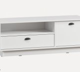 Тумба під ТВ Kuba/Куба RTV128 L/P Білий Moreli Ширина 128 см