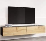 Тумба під ТВ Vigo/Віго RTV180 Дуб вотан/Чорний Cama Ширина 180 см