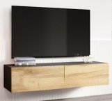 Тумба під ТВ Vigo/Віго RTV140 Дуб вотан/Чорний Cama Ширина 140 см