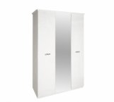 Шафа 3дв із дзеркалом Міромарк Прованс 3 дверна білий 148 см