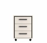 Тумба офисная под стол KON3S Прайм Кашемир / Черный