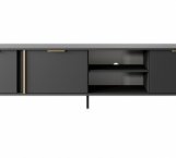 Тумба під ТВ Lars/Ларс RTV203 3D Антрацит Perfect Home Ширина 203 см