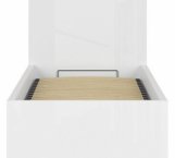 Кровать односпальная BRW Poland LOZ/90/B Tetrix / Тетрикс с подьемним механизмом и нишей для белья ДСП