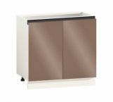 Тумба нижня Н80.85.2Д Мийка Gola ручка Фарбований Високий Глянець