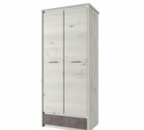 Шафа 2d1s Mebelbos Nonell 2 дверна вільха полярна 91 см