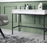 Стіл туалетний Білий/Чорні ніжки T104 Nova