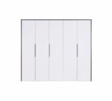 Шкаф 5дв Миромарк Лука 5 дверный белый глянец 250 см