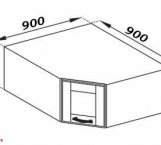Антресоль А 90х90 Домініка