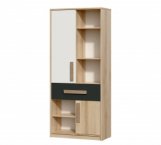 Шкаф 2Д/1Ш Сокме Айго 2 дверный бук песочный 84 см