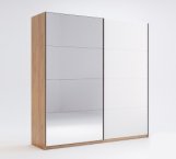 Шкаф-купе с зеркалом Миромарк Асти 2 дверный дуб крафт 200 см