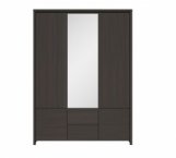 Шкаф SZF5D2S BRW Poland Kaspian 3 дверный венге 154 см