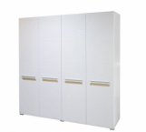 Шкаф 4ДСвіт Меблів Бьянко Белый 4 дверный белый глянец 200 см