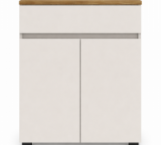 Тумба KOM2D1S Анси/Anci Дуб травиата/Кашемир